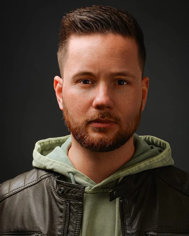 Portret van MC Axys